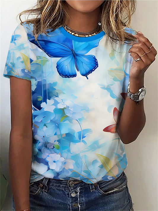 Round Neck And Short Sleeves 20